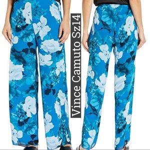🆕Vince Camuto watercolor floral culottes Sz 14